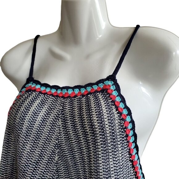 MOSSIMO BOHO CRISCROSS KNIT TOP SIZE MED - Picture 2 of 9